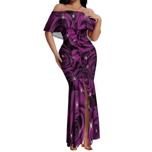 Promotie Prijs Fabriek Oem Aangepaste Plus Size Slim Fit Feest Avondjurk Split Zeemeermin Jurk Vestidos De Fiesta Largos Elegante - Product Image 4