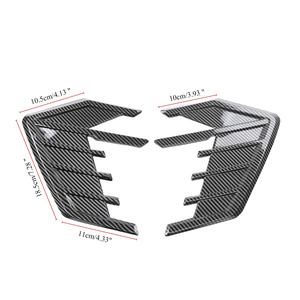 Nouvelle décoration extérieure de voiture autocollants de capot branchies de requin Simulation automatique évents latéraux style accessoires de voiture - Product Image 6