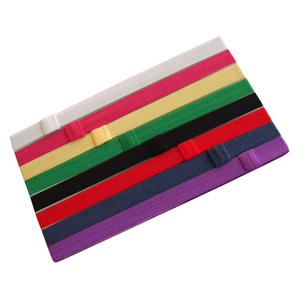 Off Bianco FOE fasce Fold Negli Elastico Dei <span class=keywords><strong>Capelli</strong></span> della fascia di stirata Hairbands Dei <span class=keywords><strong>Capelli</strong></span> Intercambiabili arco per Appena Nato Del Bambino Del Bambino Delle Ragazze - Product Image 3