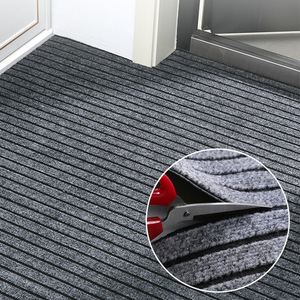 Dalles <span class=keywords><strong>de</strong></span> moquette <span class=keywords><strong>de</strong></span> bureau modernes en PVC tissé rayé <span class=keywords><strong>de</strong></span> qualité commerciale, antidérapantes, écologiques, d'épaisseur moyenne, pour cuisine, <span class=keywords><strong>de</strong></span> mur à mur - Product Image 3