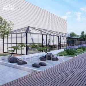 Pergola préfabriquée en métal à 4 saisons avec cadre en verre, véranda en verre - Product Image 5