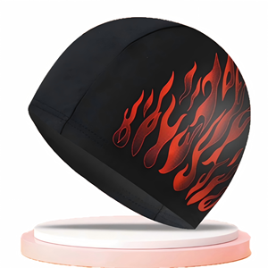 Bonnet <span class=keywords><strong>de</strong></span> bain en nylon élastique - Bonnet <span class=keywords><strong>de</strong></span> bain léger et à séchage rapide pour l'entraînement - Product Image 5
