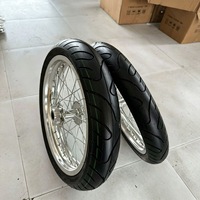 مجموعة عجلات سوبرموتو CST كروم لدراجات Surron LBX Light Bee X وTalaria X3 Mx4 Sumos، عجلات 17 بوصة 70/90-17 90/80-17