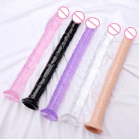 Consolador realista de 46mm, Sexo Anal, consolador extremadamente suave, juguete sexual para principiantes realista, consolador de gelatina, punto G, Juguetes sexuales para adultos para mujeres