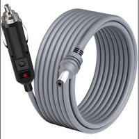 Câble de chargeur allume-cigare Starlink Mini 12V 24V DC 5A en cuivre pur 18AWG nickelé étanche pour camion, camping-car, camping, extérieur