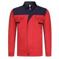 Combinaison de travail professionnelle pour hommes, vente en gros, veste et pantalon en polyester, combinaison de mécanicien, vêtements de travail pour nettoyeurs