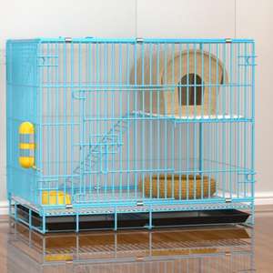 <span class=keywords><strong>Cage</strong></span> pour animaux de compagnie pliable, solide, simple, de haute qualité, toutes saisons, avec plateau en plastique, boîte en fil métallique, intérieur/extérieur - Product Image 5