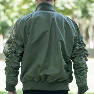 Blouson tactique de bombardier à coque souple en nylon avec logo personnalisé et imperméable au vent - Product Image 3