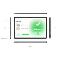 Tablette Android SoftPOS 11 pouces G99 6 Go 128 Go avec NFC sous l'écran, terminal de paiement sans contact et station d'accueil multi-ports pour magasin de détail