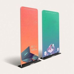 Lightweight Foldable Portable Aluminum <b>Frame</b> Tension Fabric Dye Sublimation Customizable Custom Color Exhibition Booth Fast - Product Image 6