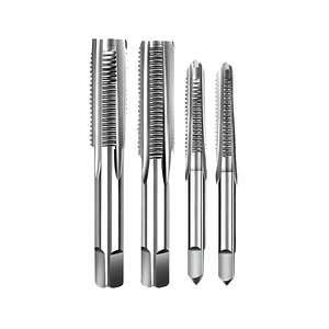 Jeu de 4 tarauds et filières en acier rapide, tarauds droits M5 M8 M16 M20, qualité industrielle - Product Image 1