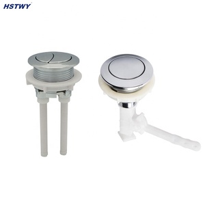 HA102 Chrome Abs Plastic Dual Enkele Flush Knop Wc Ronde Drukknop Met 48Mm Voor Keramische Wc - Product Image 5