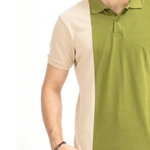 Polo de manga corta con logotipo y etiqueta personalizable para hombre, camiseta ajustada para adulto, material transpirable, a precios competitivos - Product Image 3