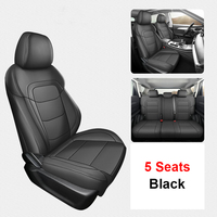 Pour Jetour X70 : Kits d'intérieur, housses de siège auto personnalisées 5 places, ensemble complet en cuir style sport, housses de sièges avant et arrière, coussins