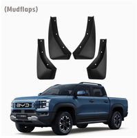 Bavettes de protection sur mesure pour BYD Shark 6 - Lot de 4 garde-boue robustes, accessoire automobile