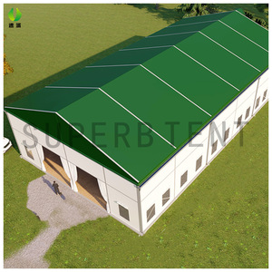 Superbe Pavillon Tente à Conception Moderne, Capacité de Charge du Toit de Plus de 9 kg/m², Atelier/Entrepôt en Aluminium - Product Image 1