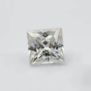 High Quality Unique Mysterious Princess Cut 2ct Moissanite Diamond D color VVS Clarity Fine Jewelry Loose Gemstones