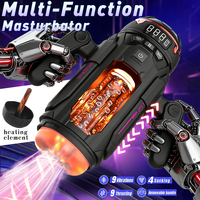 Masturbateur automatique professionnel pour hommes avec 9 fonctions de succion, de poussée, de rotation et de chauffage, écran LCD, jouet sexuel pour hommes