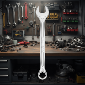 Clé combinée de 285 mm de longueur, métrique, à extrémités ouvertes et à anneau, pour réparation mécanique - Product Image 3