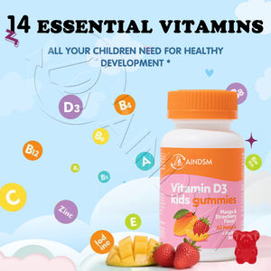 Gomitas de Vitamina D3 para Niños de Marca Privada con Certificación GMP, Sin Gelatina, Refuerzo Inmunológico, Gran Sabor - Product Image 4