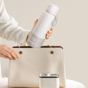 Draadloze Usb Oplaadbare Smart Travel Outdoor Draagbare <span class=keywords><strong>Baby</strong></span> Melk Voeding Fles Warmer Met 10000Mah Batterij - Product Image 4