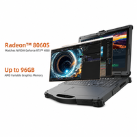 Computadora Robusta con IA de 15.6'' AMD Ryzen AI Max+395, PC de Automatización Industrial, 1000nits, Windows 11, 64GB de RAM, 1TB SSD, Batería Intercambiable en Caliente
