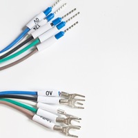 Cable Multifilar, Arnés de Cables con Terminales de Pin y Horquilla Aislados en Ambos Extremos, Cable de Señal Etiquetado para Controlador de Sensor Industrial
