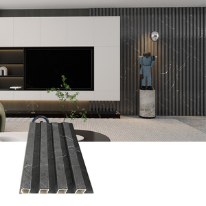 Revêtement de grille intérieure en WPC écologique, <span class=keywords><strong>antimoisissure</strong></span>, pour la décoration murale intérieure en Amérique du Nord - Product Image 3