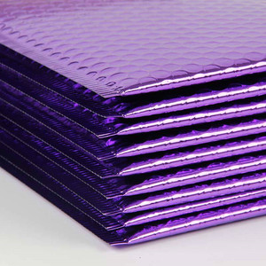 Không thấm nước màu tím bong bóng phong bì túi bưu phẩm độn chuyển phát nhanh bọc vận chuyển bao bì túi - Product Image 4