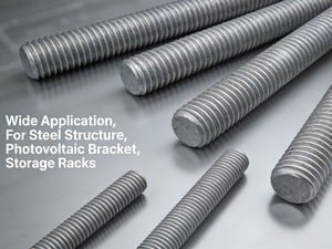 Varilla Roscada de Acero al Carbono Galvanizado en Caliente, <span class=keywords><strong>Requisitos</strong></span> Especiales para Proyectos Personalizados, Rosca Derecha e Izquierda - Product Image 5