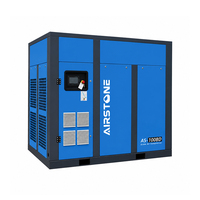 Compresor de Aire de Tornillo de Doble Etapa Airstone Factory de 75KW 100HP, 10 Bar, Ahorro de Energía, Accionamiento Directo, Motor IP54 para Cemento