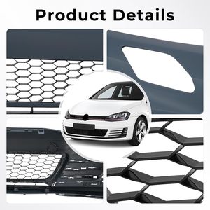 Topzonauto pour VW <span class=keywords><strong>Golf</strong></span> GTI Mk7 2015 2016 2017, kit de calandre de pare-chocs avant, kit de pare-chocs avec lampes - Product Image 2