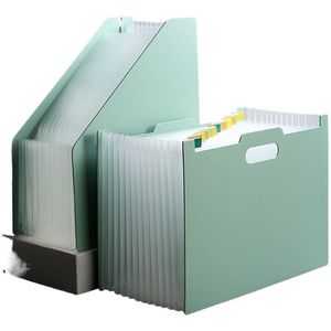 Porte-documents accordéon grande capacité Xi Peptide A4 avec poignée portable, rangement multi-couches pour documents, organisation des études - Product Image 2