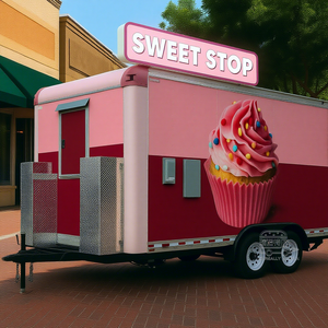 13ft DOT Certificate Fully Kitchen Equipments Coffee Kiosk Street Cart Juice <b>Concession</b> Food Van <b>Trailer</b> - Product Image 1