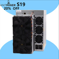En stock, Antminer S19 95T d'occasion, mineur de Bitcoin ASIC conçu pour l'algorithme SHA-256, BTC Antminer S19jpro S19k pro