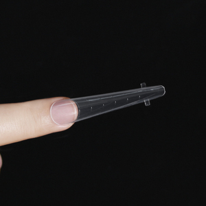 Extra Long Stiletto Plastic <b>Nail</b> Dual Forms Reusable Gel <b>Extension</b> Tool <b>Nail</b> Mold Tips - Product Image 5
