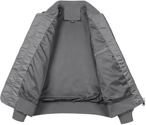 <span class=keywords><strong>Veste</strong></span> coupe-vent légère coupe ajustée pour <span class=keywords><strong>homme</strong></span>, manteau <span class=keywords><strong>bomber</strong></span> universitaire décontracté camouflage - Product Image 2