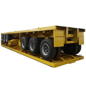 鹿邑 3 轴 40英尺平板货柜车拖车出售菲律宾