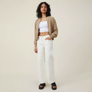 Tops personalizados únicos para mujer, abrigos, chaqueta Bomber con cremallera, chaqueta Bomber 2025 de alta calidad para mujer - Product Image 5