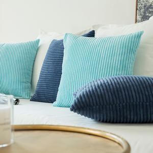 <span class=keywords><strong>Funda</strong></span> de cojín de pana supersuave, fundas de almohada nórdicas sólidas, <span class=keywords><strong>funda</strong></span> de almohada decorativa para sofá cama, decoración de sala de estar - Product Image 2