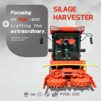 Nouvelle conception Senrui4QZ-2100 Machine à broyer les céréales, le foin et la paille, ensileuse automatique pour l'exportation