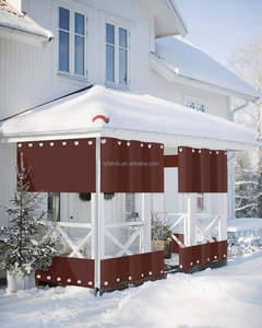 Panel de <span class=keywords><strong>lona</strong></span> de vinilo <span class=keywords><strong>transparente</strong></span> de peso pesado <span class=keywords><strong>con</strong></span> <span class=keywords><strong>ojales</strong></span> paredes laterales de <span class=keywords><strong>lona</strong></span> protectora <span class=keywords><strong>con</strong></span> cremallera para Patio/pérgola/Gazebo - Product Image 4