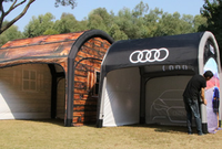 Structures gonflables publicitaires, tente gonflable modulaire |   Tente d'événement extérieur avec structure en TPU, installation rapide et design personnalisé