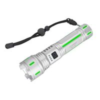 Nouvelle lampe torche LED multifonctionnelle d'extérieur, lumière puissante, longue durée de vie de la batterie, charge USB, lampe torche portable en alliage d'aluminium