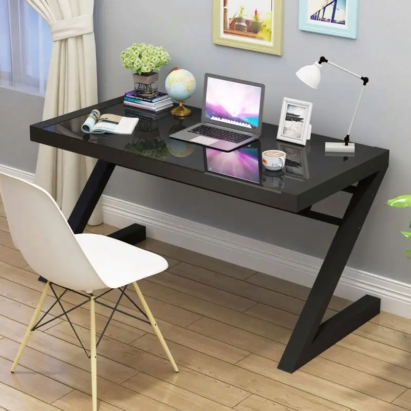 YQ JENMW Tisch Neues Design Büro Desk Für E-Sport mit Rand Design zur Verhinderung von Modern Organizer White Standing Office Desk