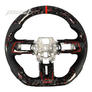 Volante de Fibra de Carbono Forjado Personalizado y Elegante para <span class=keywords><strong>Ford</strong></span> <span class=keywords><strong>Mustang</strong></span> S550 2015-2023 5.0L GT <span class=keywords><strong>V8</strong></span> 350 500 Shelby <span class=keywords><strong>Mach</strong></span> <span class=keywords><strong>1</strong></span> RTR - Product Image 1