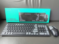 HEATZ Wireless untuk Set Keyboard dan Mouse Bluetooth Ultra-Tipis Isi Ulang dengan Sakelar Gunting Mini dan Lampu Latar LED untuk Desktop