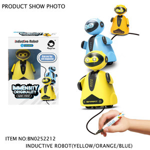 Mini Robot Inductivo Mágico que Sigue Líneas Negras Dibujadas, Juguete con Sensor Óptico y Luces LED, Regalo Educativo STEM, 3 Colores Surtidos - Product Image 2