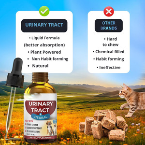 Gotas de Apoyo para la Salud del Tracto Urinario para Perros y Gatos con Extracto de Arándano Rojo que Promueve la Salud de la Vejiga, los Riñones y el Sistema Digestivo - Product Image 6