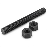 Astm A193 B7 Full Threaded Stud Bolt With 2 Heavy Hex Nuts Fastener for Flanges Valves Pressure Vessels